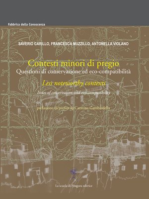 cover image of Contesti minori di pregio. Questioni di conservazione ed eco-compatibilità